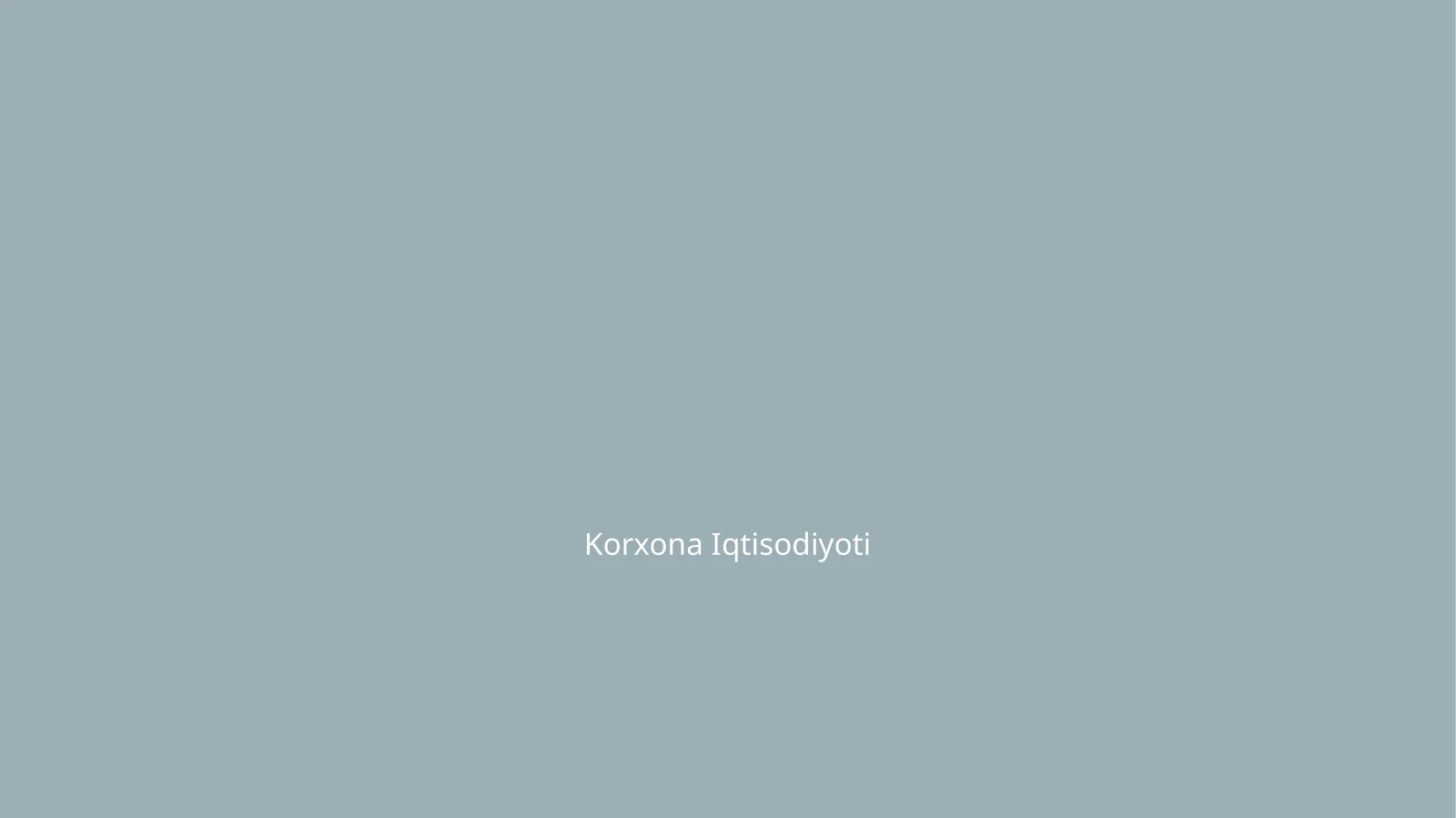 Korxonaning boshqaruv apparati va boʻlimlar faoliyati