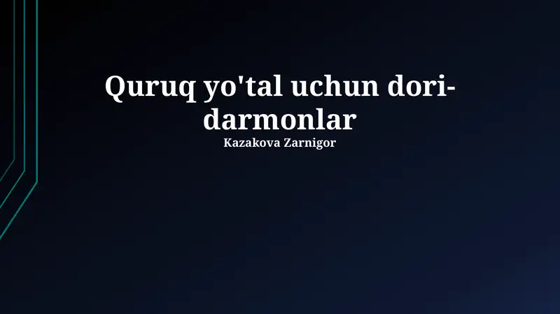 Dori-darmonlar homilador va emizikli ayollar uchun