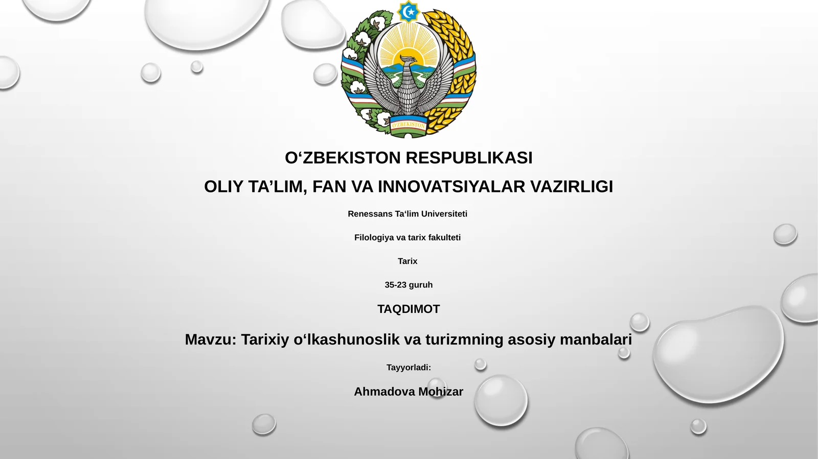 Tarixiy o‘lkashunoslik va turizmning asosiy manbalari