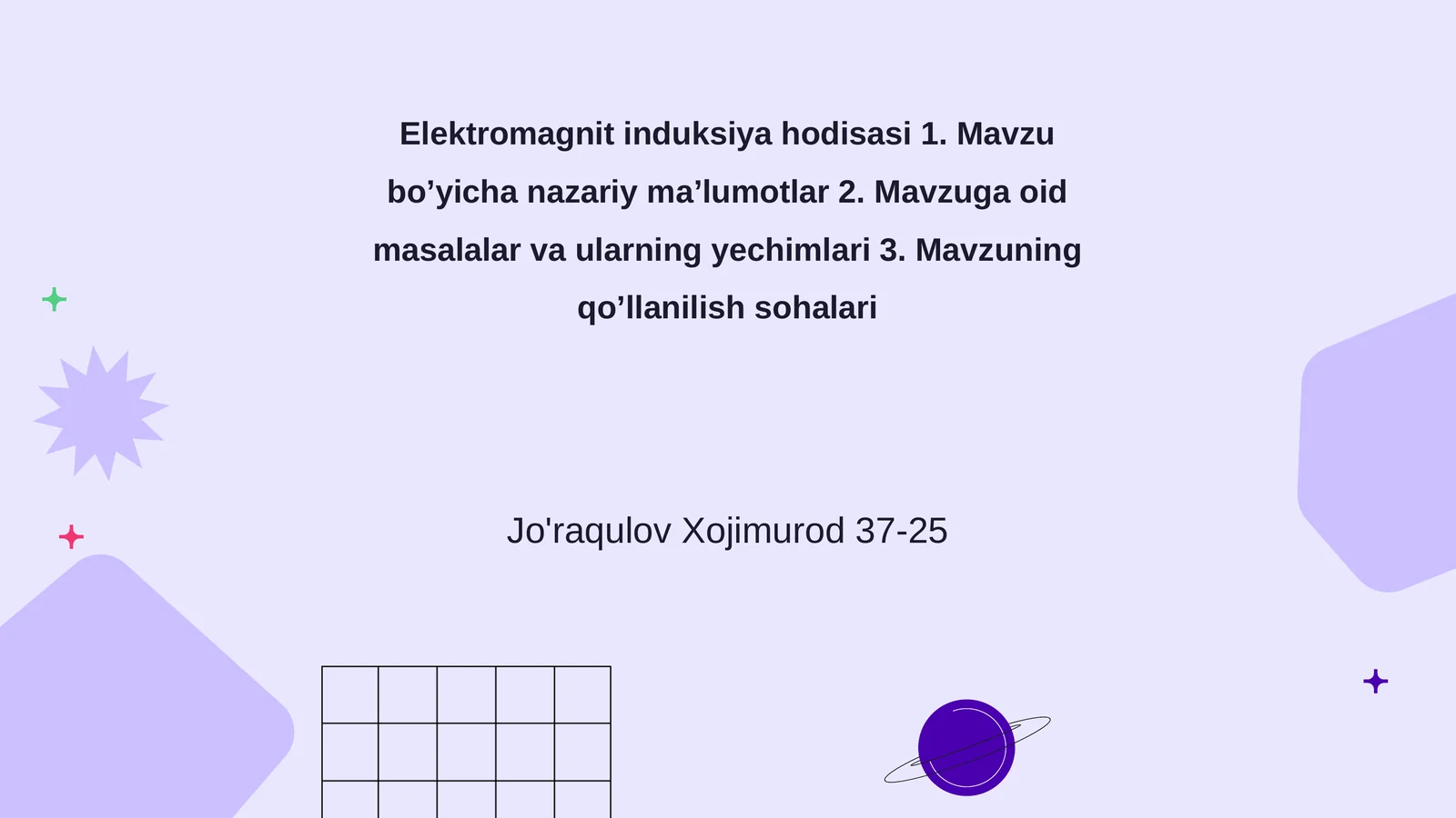 Elektromagnit induksiya hodisasi