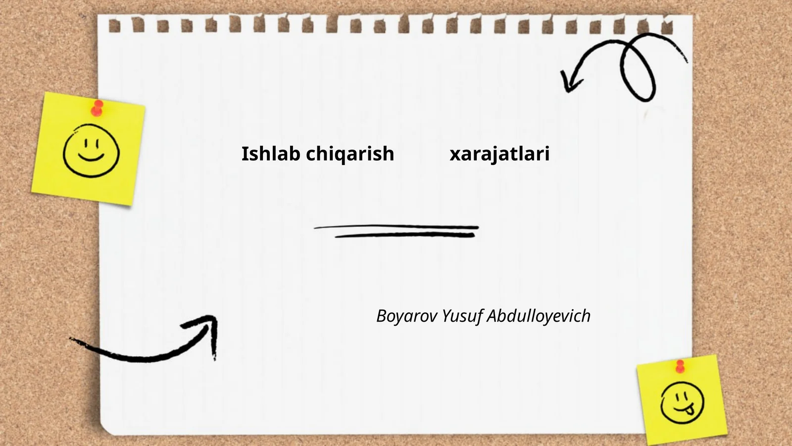 Xomashyo xarajatlari