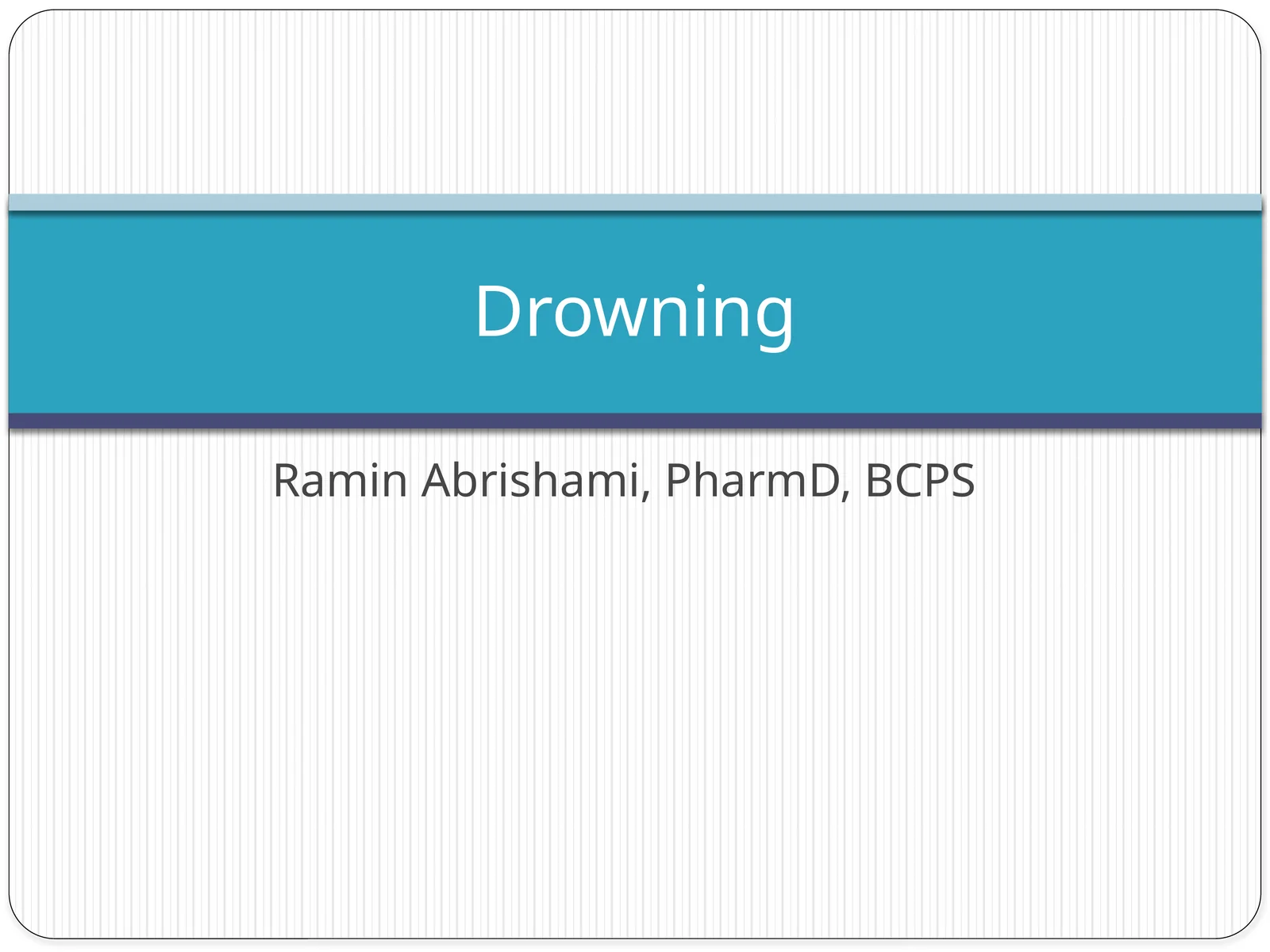 Drowning