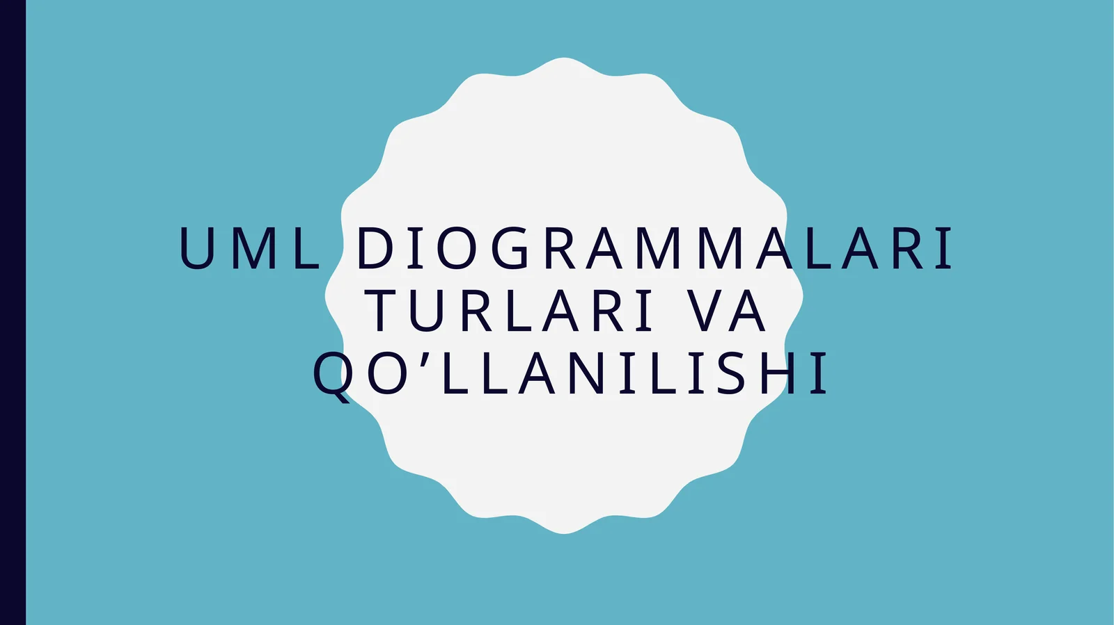 UML diagrammalari turlari va qo'llanilishi