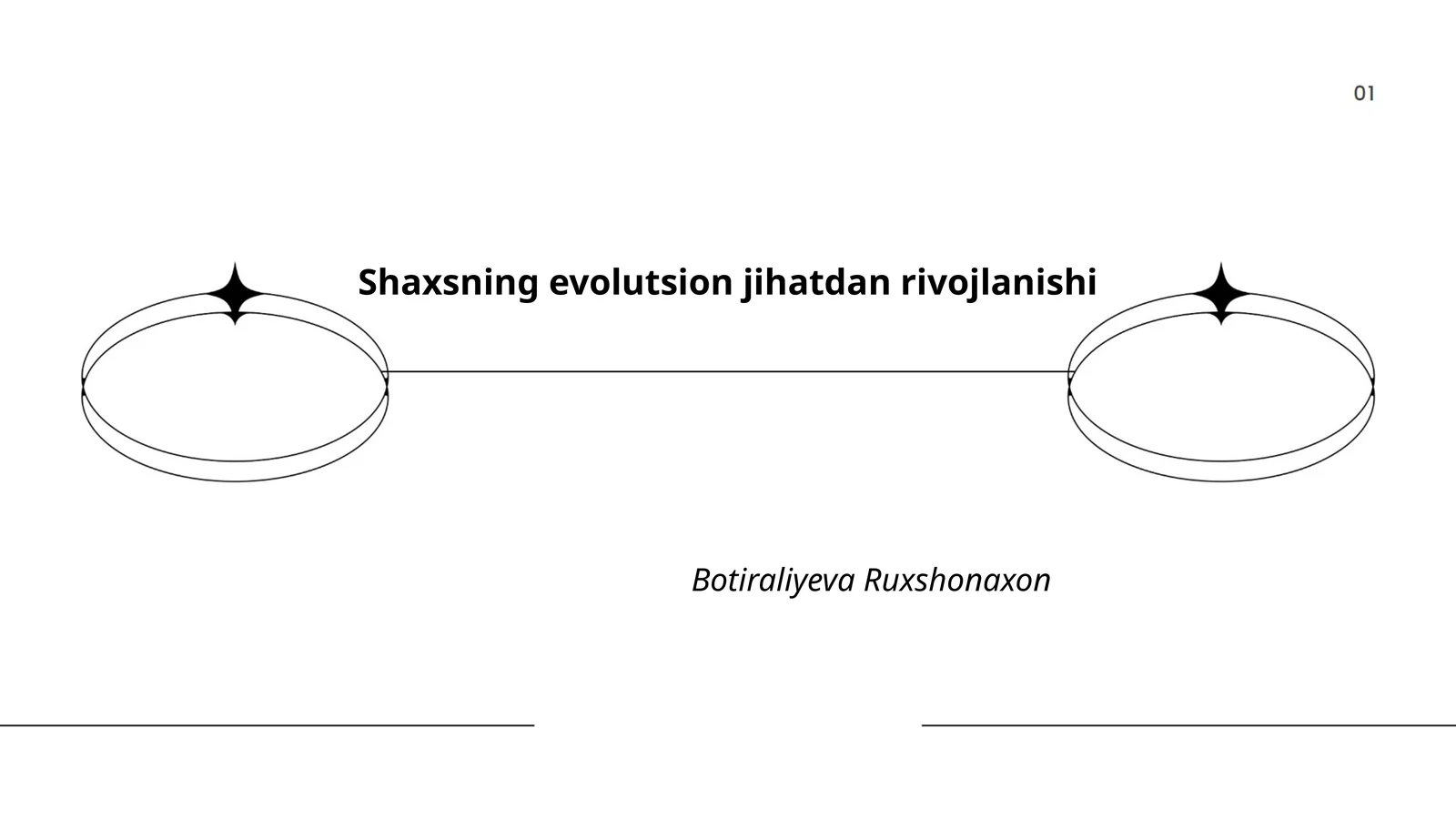 Shaxsning evolutsion jihatdan rivojlanishi