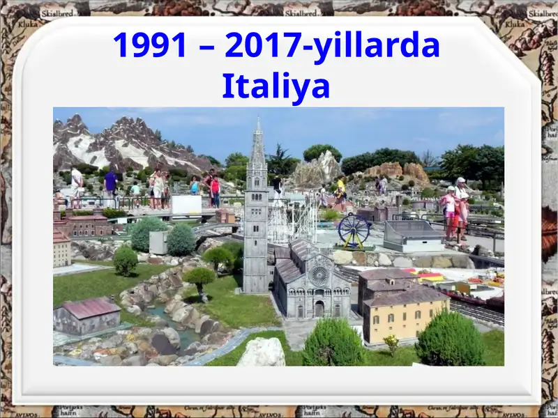 1991 – 2017-yillarda Italiya