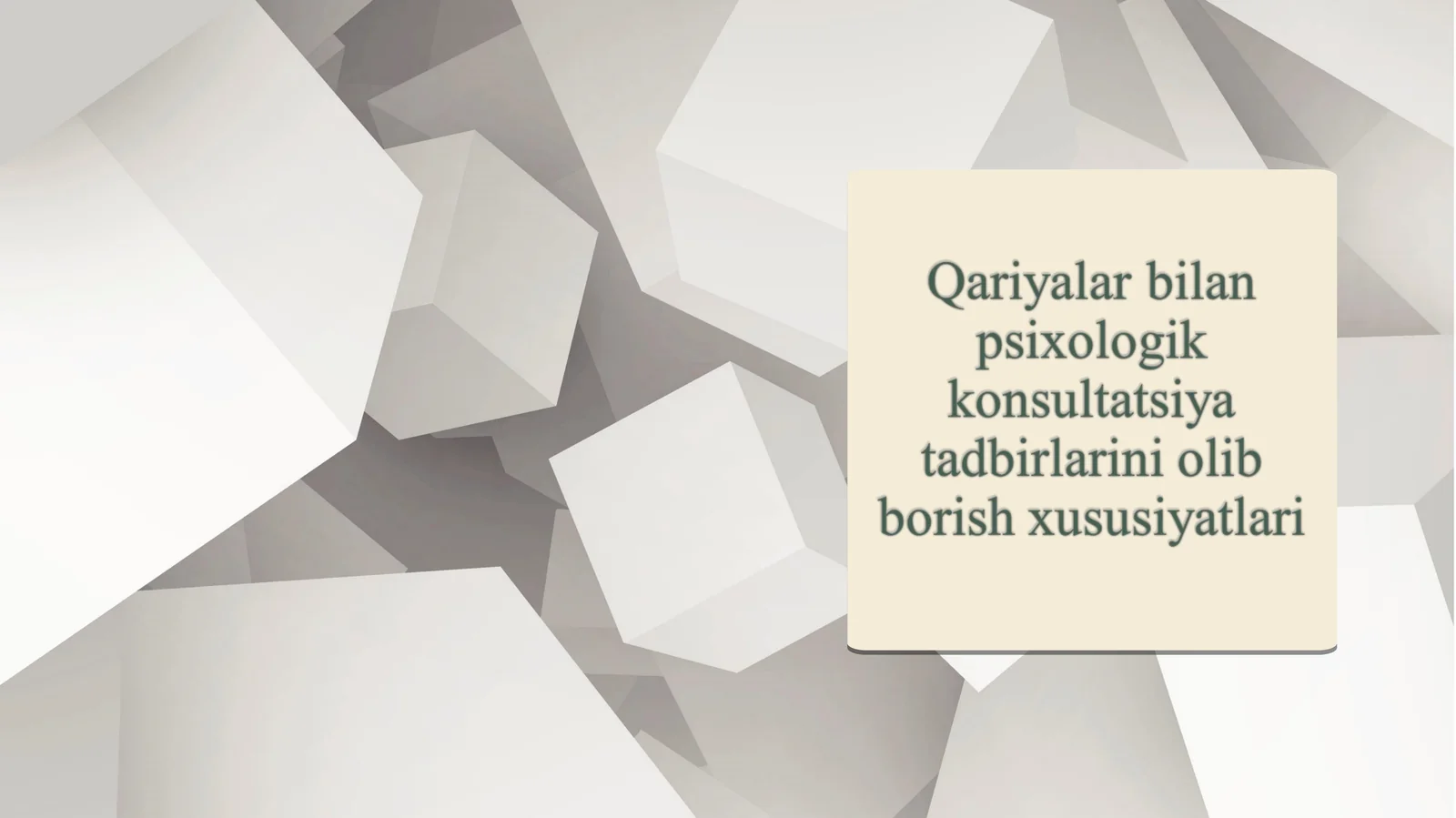 Keksalikning boshlanishi