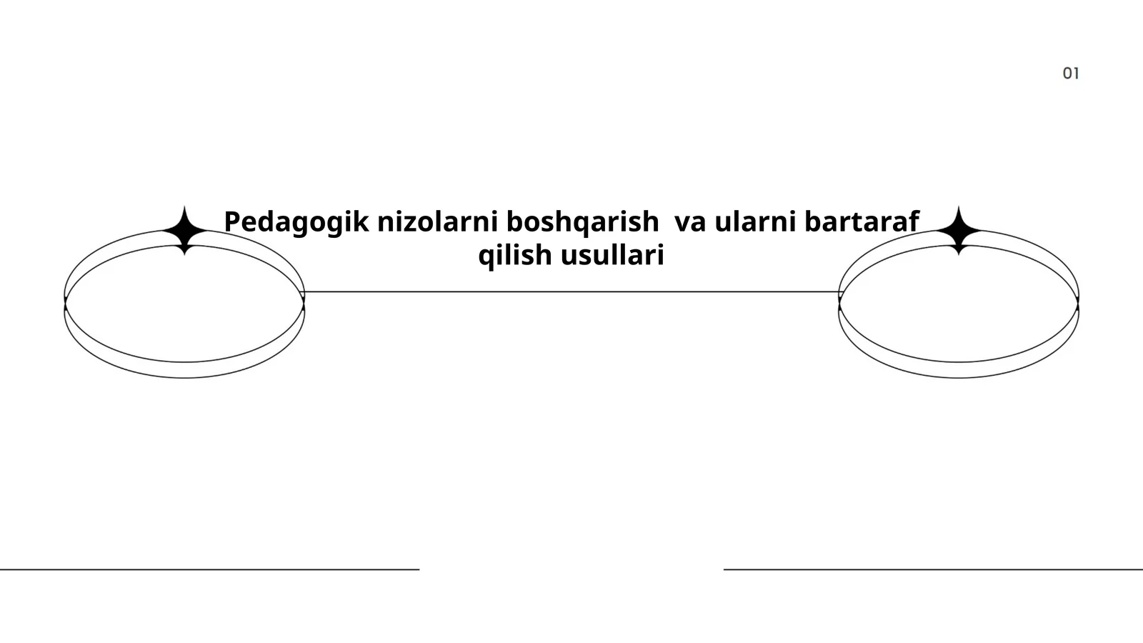 Pedagogik nizolarni boshqarish va ularni bartaraf qilish usullari