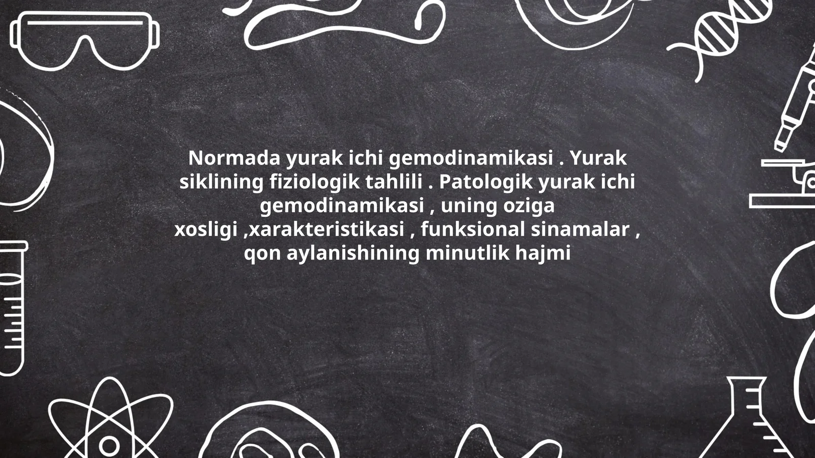 Normada yurak ichi gemodinamikasi