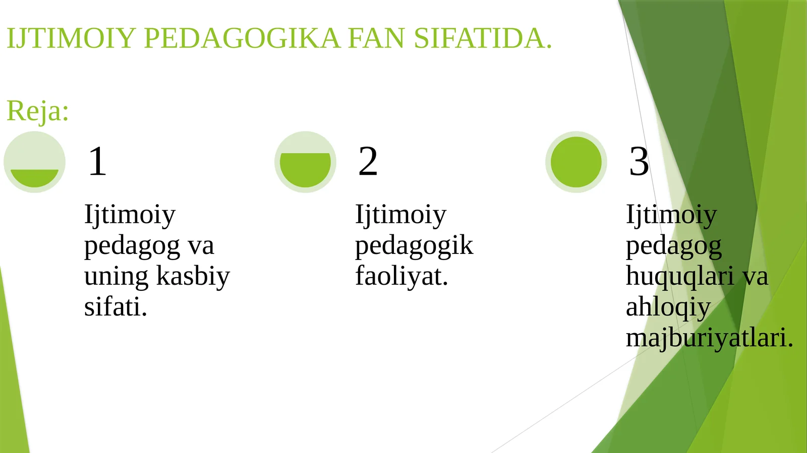 Ijtimoiypedagogika fan sifatida