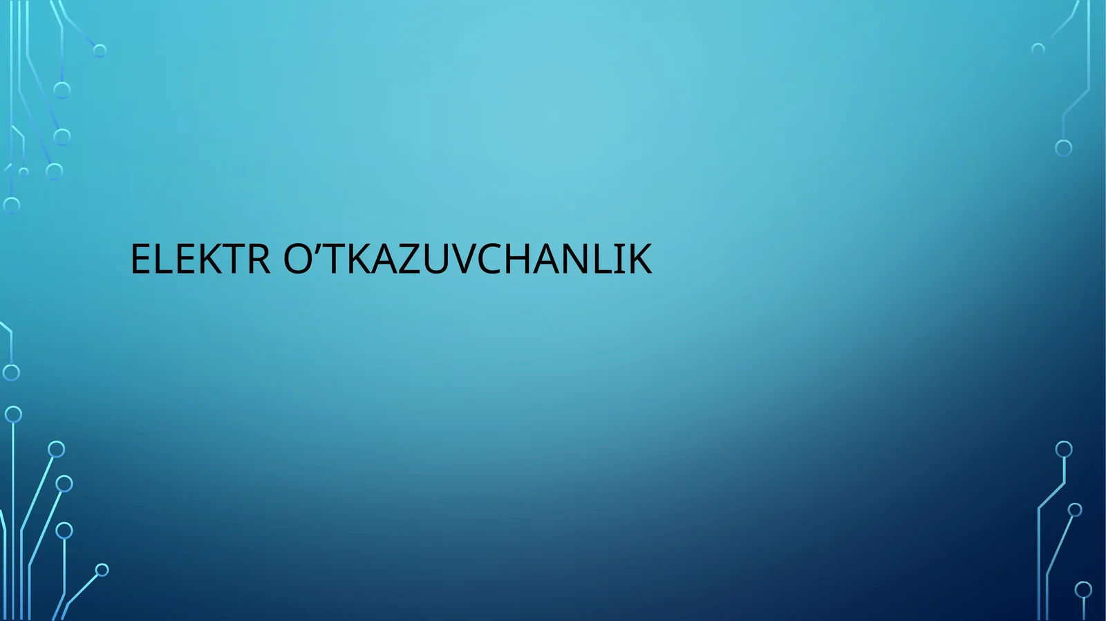 Dielektriklar(ing. electric— elektr)