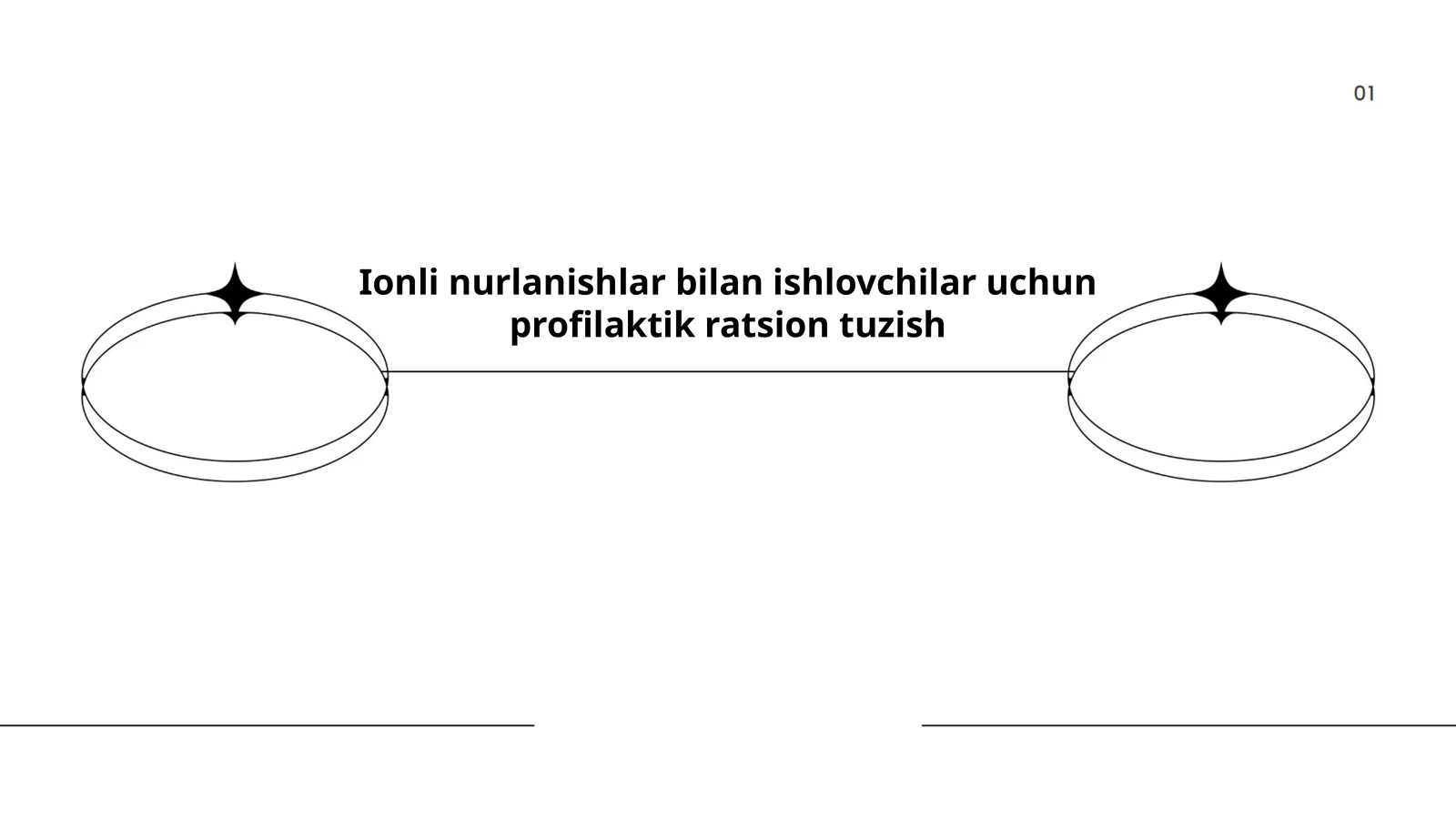 Ionli nurlanishlar bilan ishlovchilar uchun profilaktik ratsion tuzish