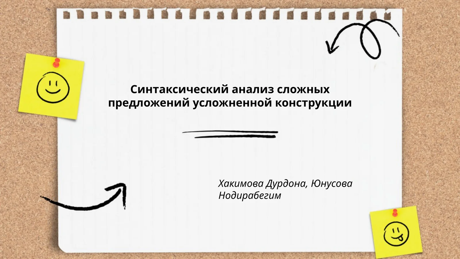 Синтаксический анализ сложных предложений усложненной конструкции
