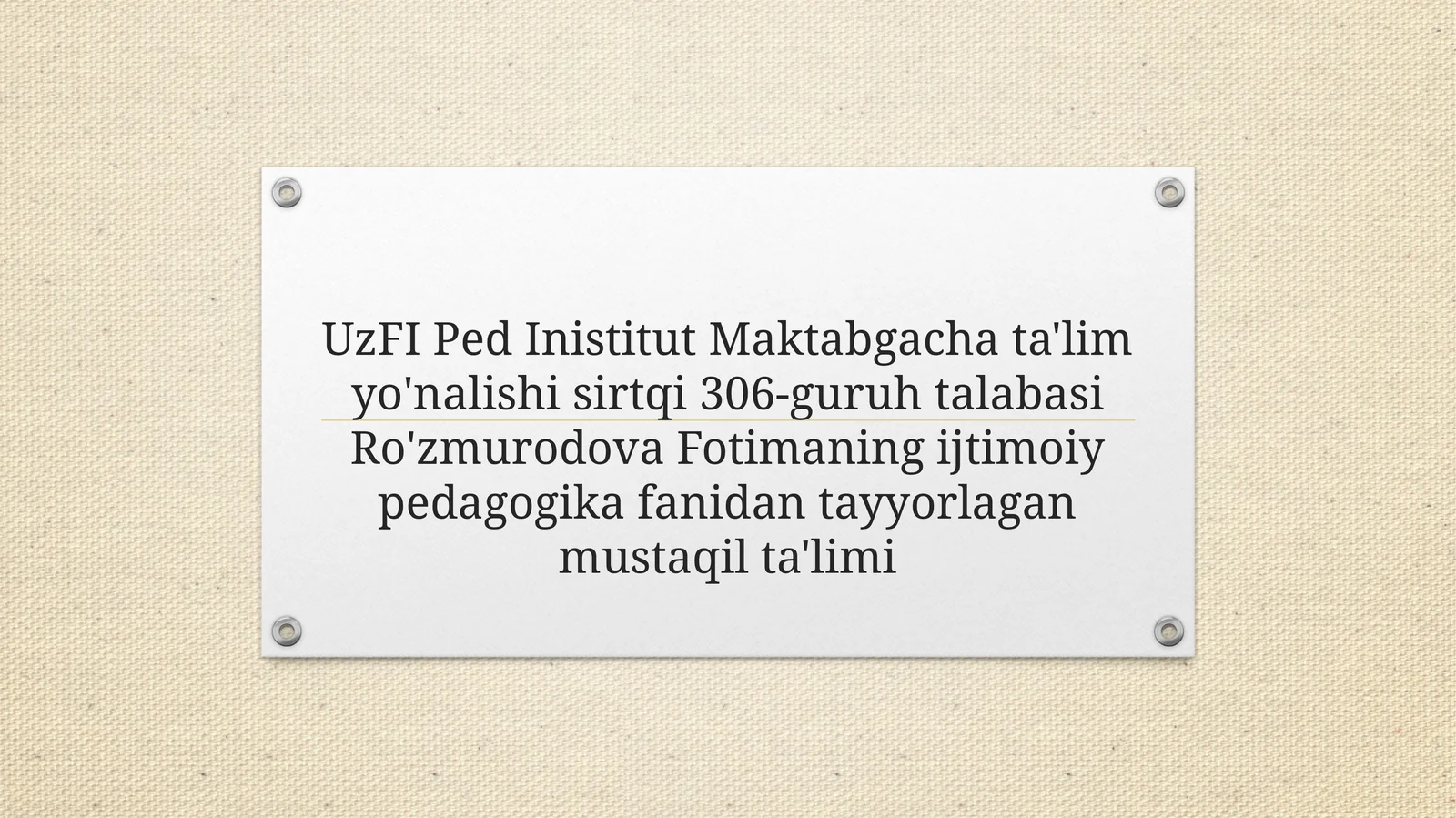 Mahallaijtimoiylashuvningan'anaviyomilisifatida
