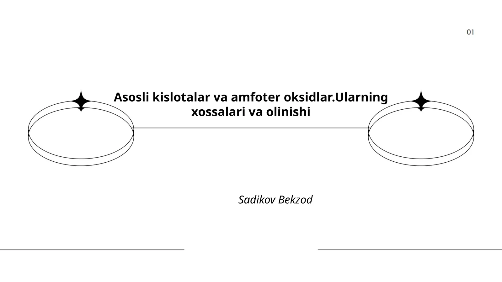 Asosli kislotalar va amfoter oksidlar