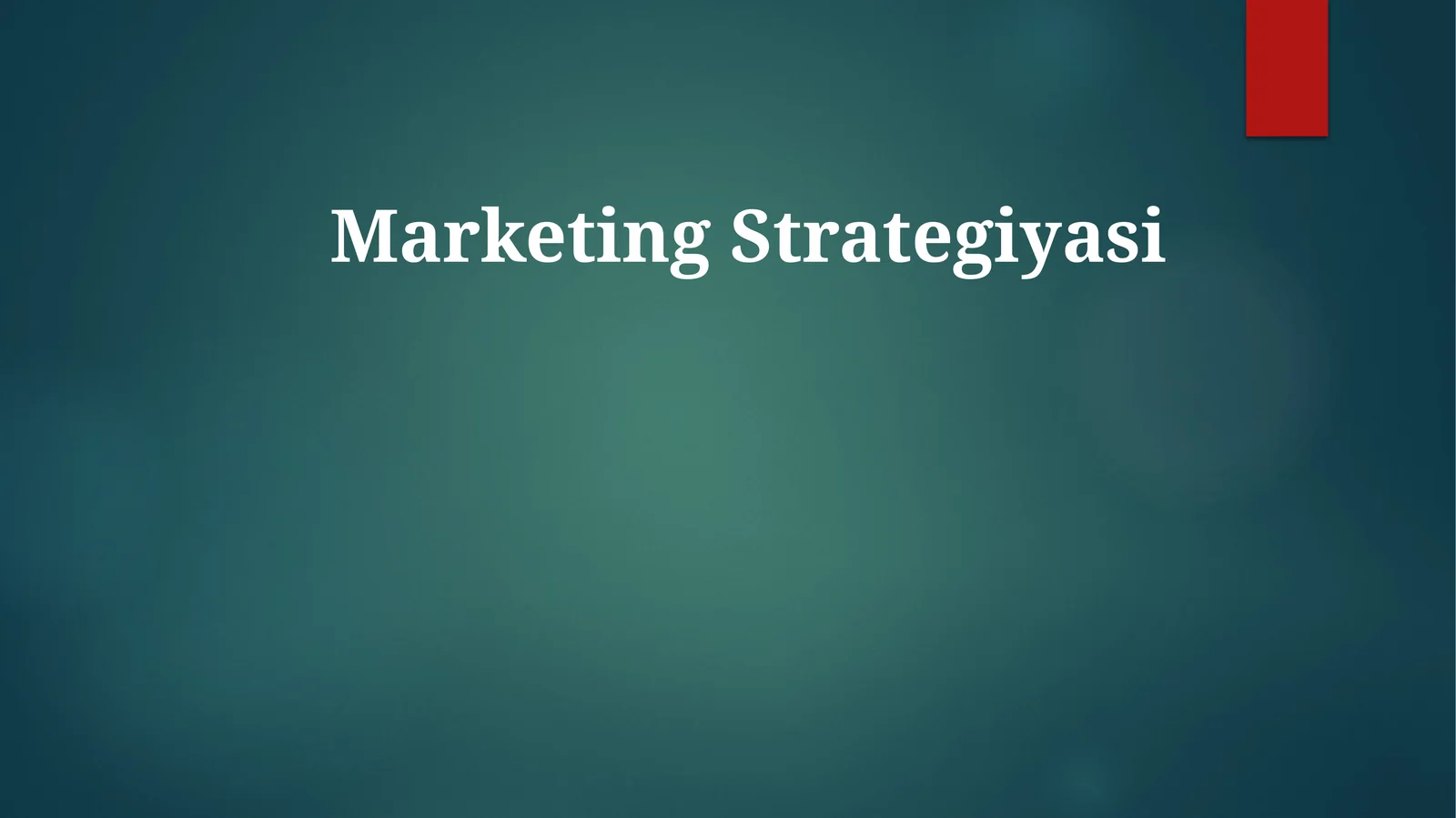 MarketingStrategiyasi