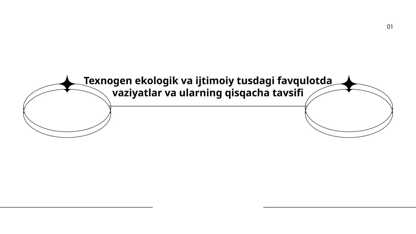 Texnogen ekologik va ijtimoiy tusdagi favqulotda vaziyatlar va ularning qisqacha tavsifi
