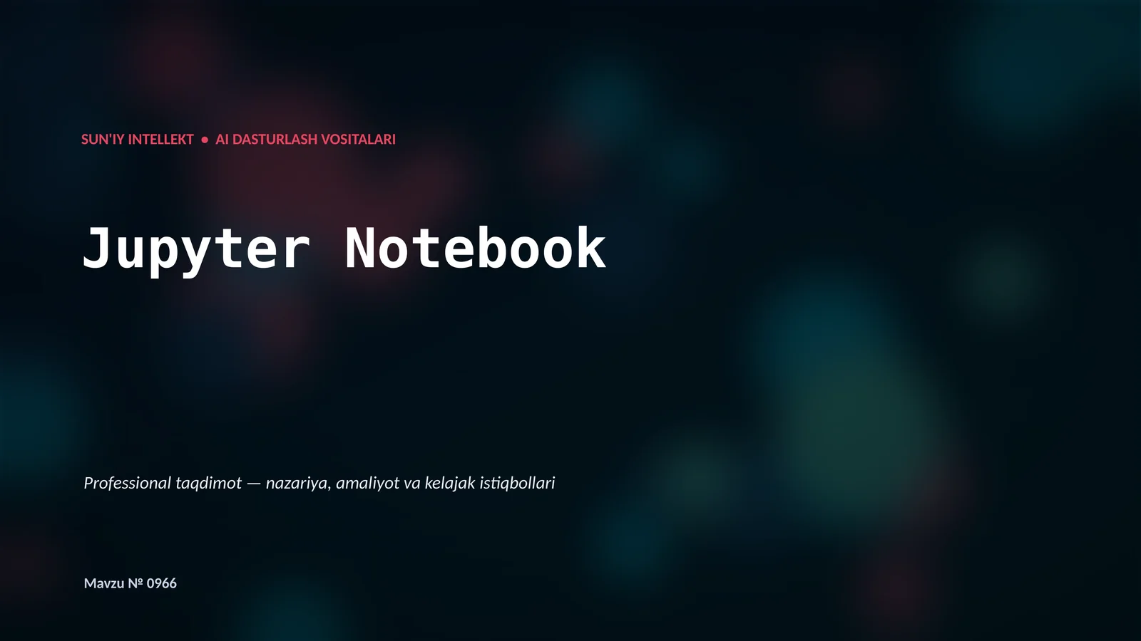 Jupyter Notebook