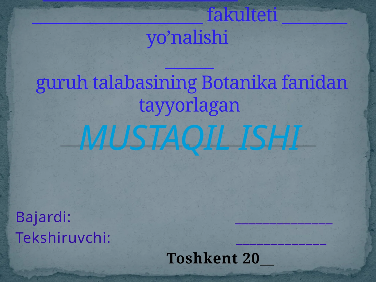 Bargning to'kilishi va o'simlik uchun axamiyati