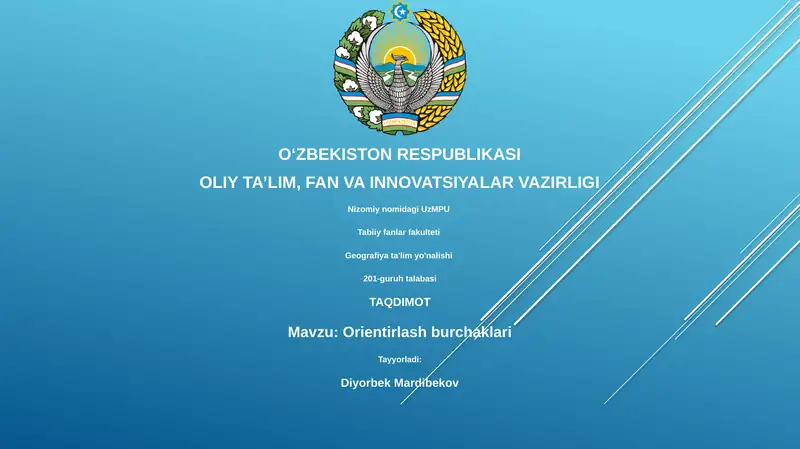 Orientatsiya burchaklari