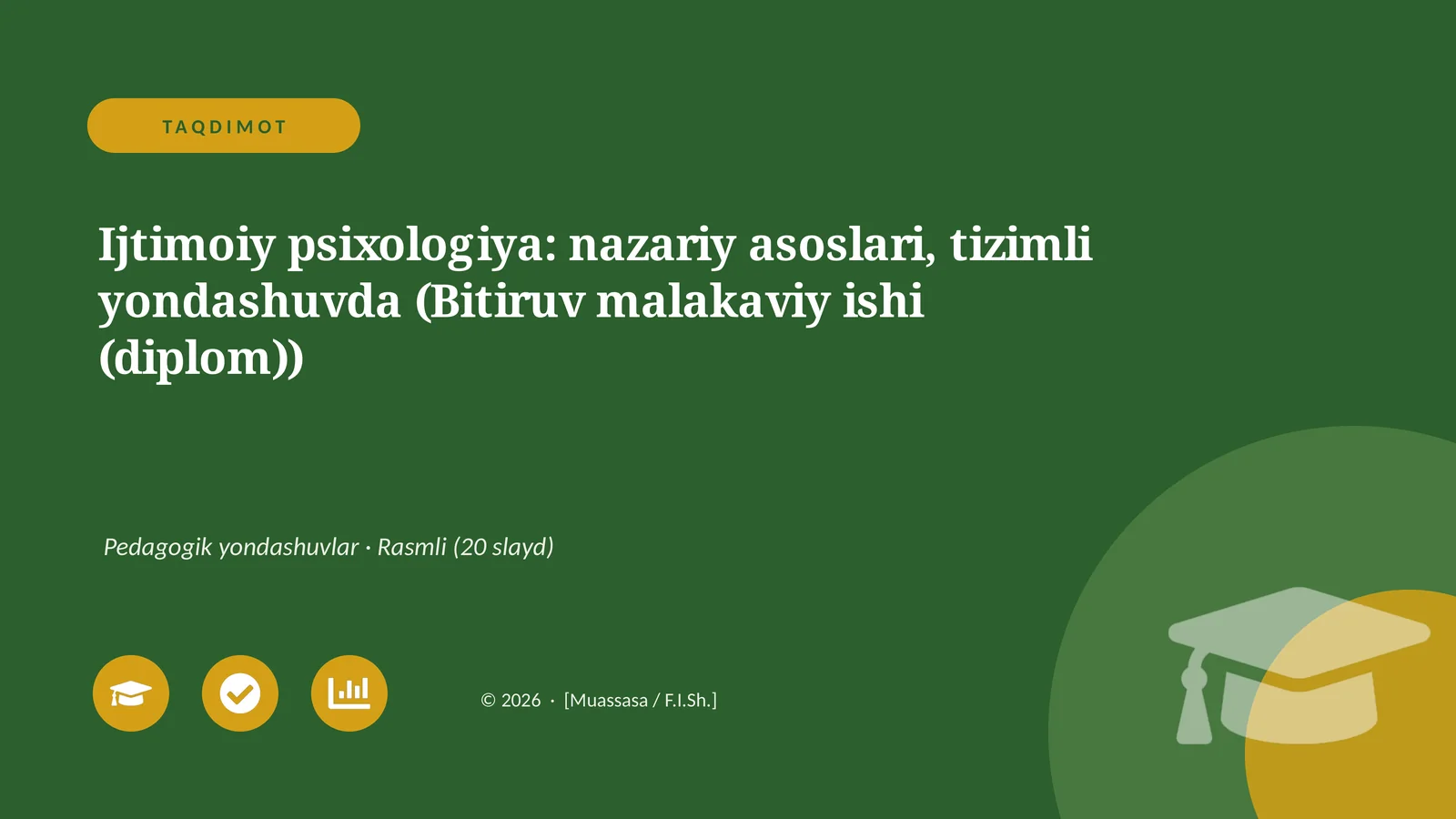 Ijtimoiy psixologiya: nazariy asoslari, tizimli yondashuvda (Bitiruv malakaviy ishi (diplom))