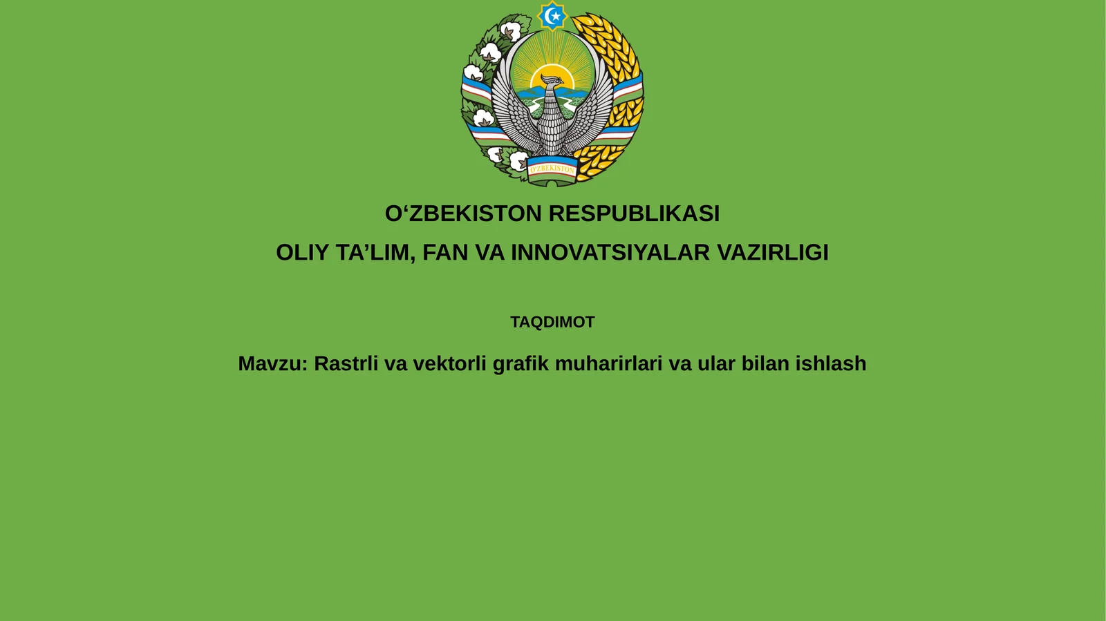 Rastrli va vektorli grafika