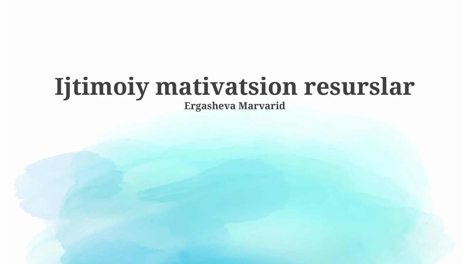 Ijtimoiy mativatsion resurslar
