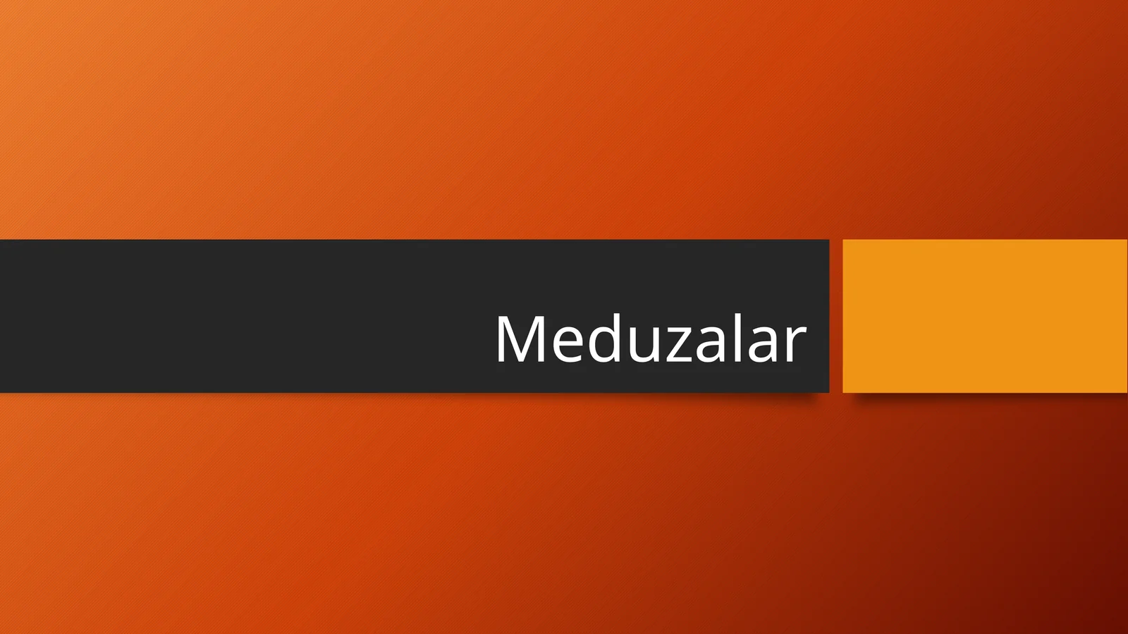 Meduzalar