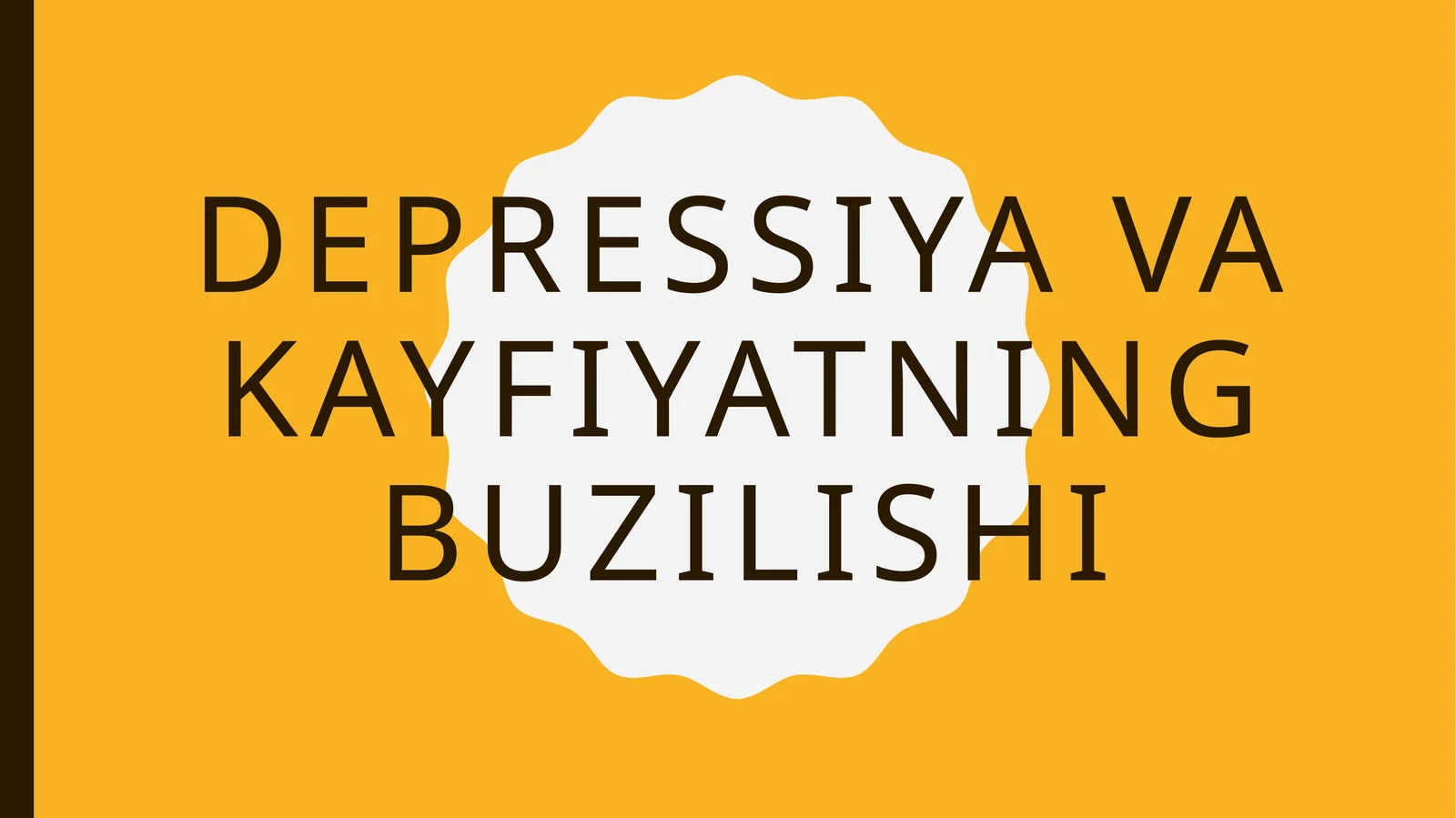 Depressiyavakayfiyatningbuzilishi