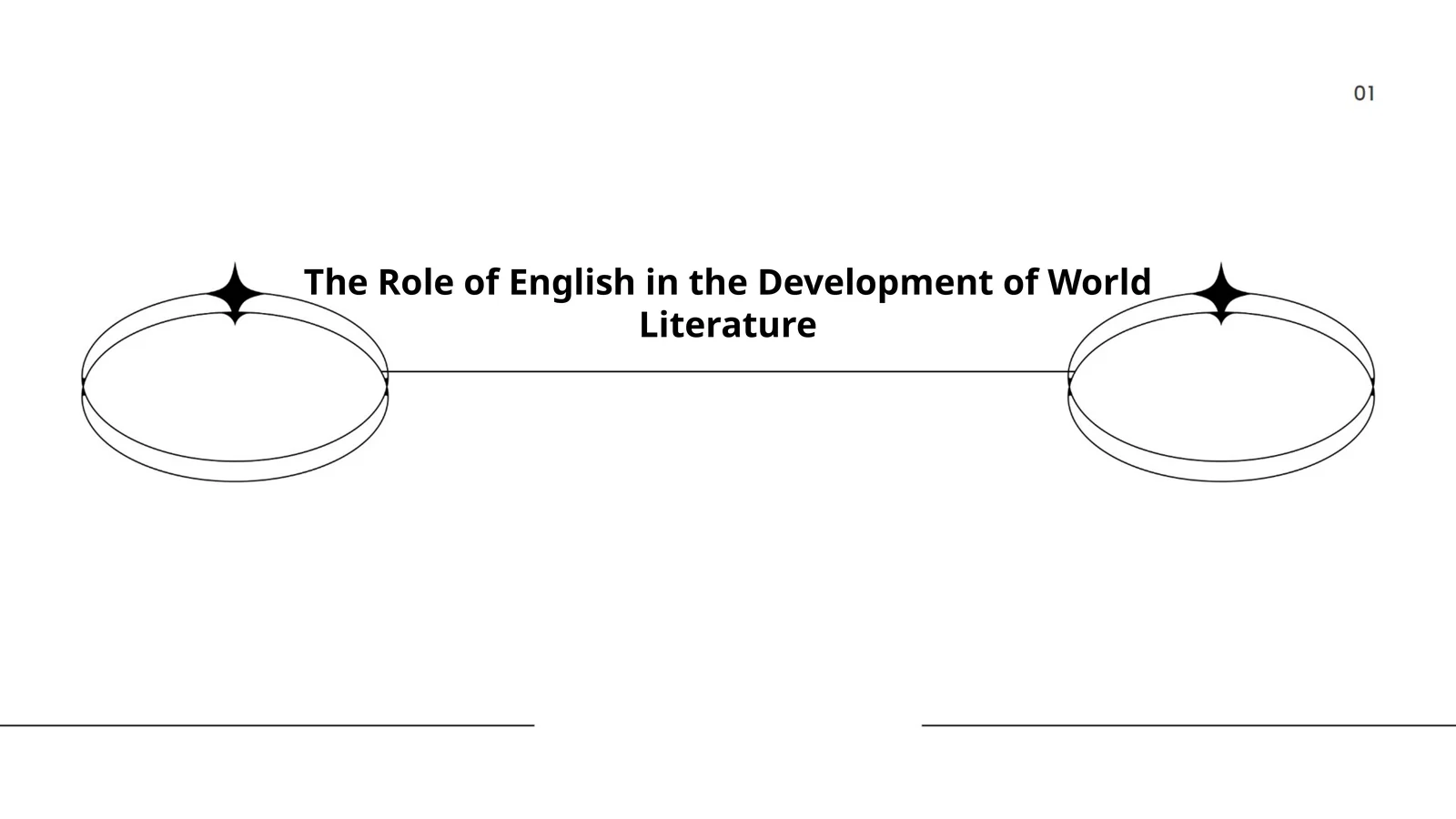 The Role of English in the Development of World Literature