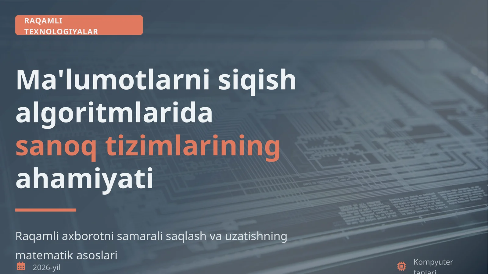 malumotlarni siqish