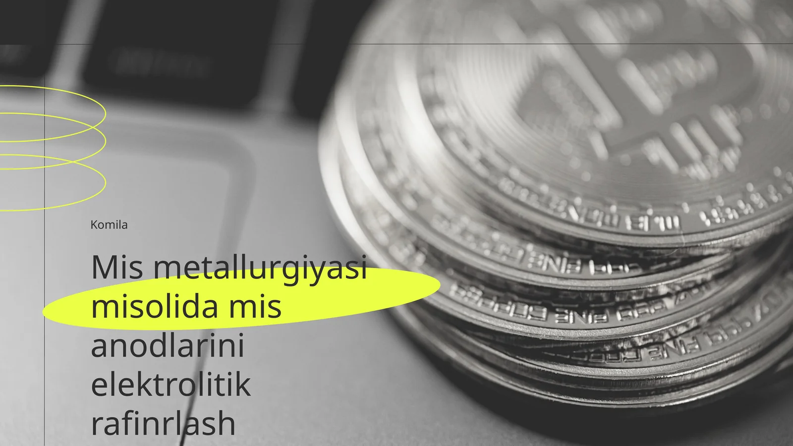 Mis metallurgiyasi misolida mis anodlarini elektrolitik rafinrlash jarayonining nazariy va amaliy asoslari