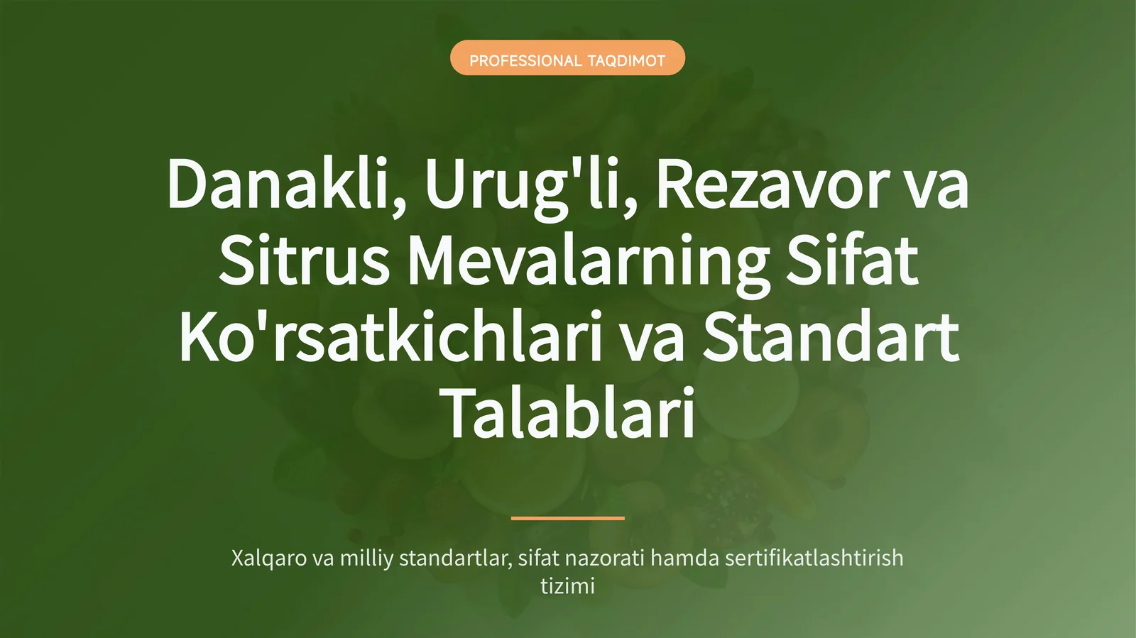 Professional Taqdimot