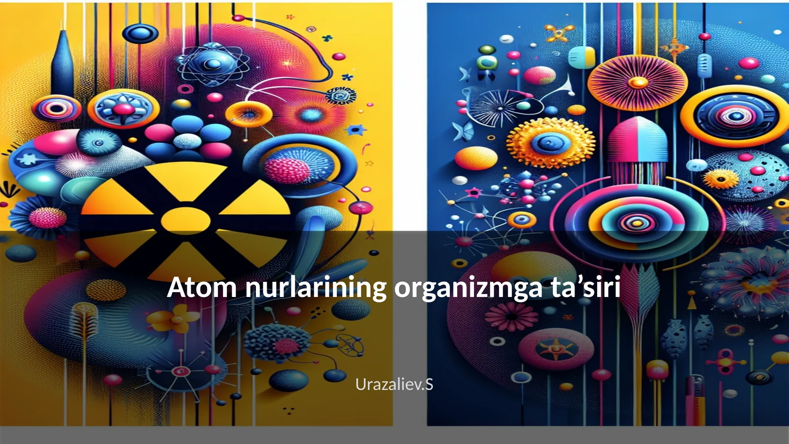 Atom nurlarining organizmga ta’siri