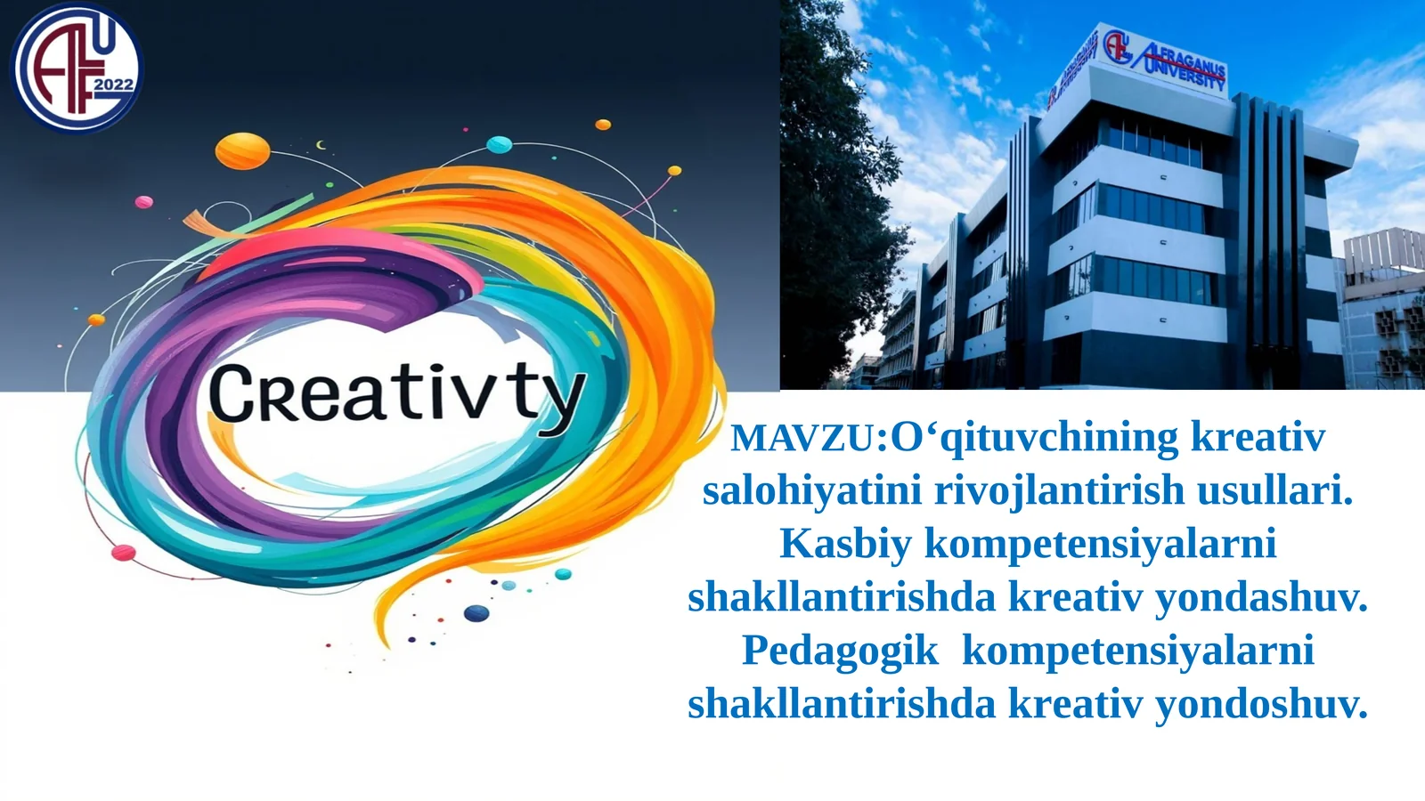 O‘qituvchining krеativ salоhiyatinirivоjlantirish usullari.Kasbiy kоmpеtеnsiyalarni shakllantirishda krеativ yondashuv. Pedagogik kоmpеtеnsiyalarni shakllantirishda krеativ yondоshuv