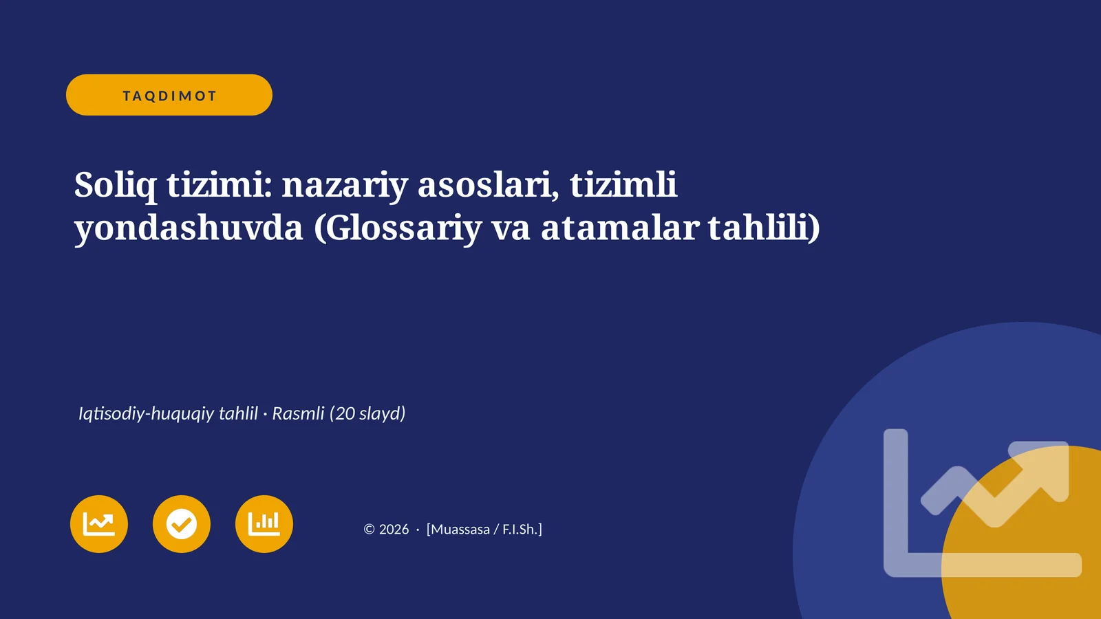 Soliq tizimi: nazariy asoslari