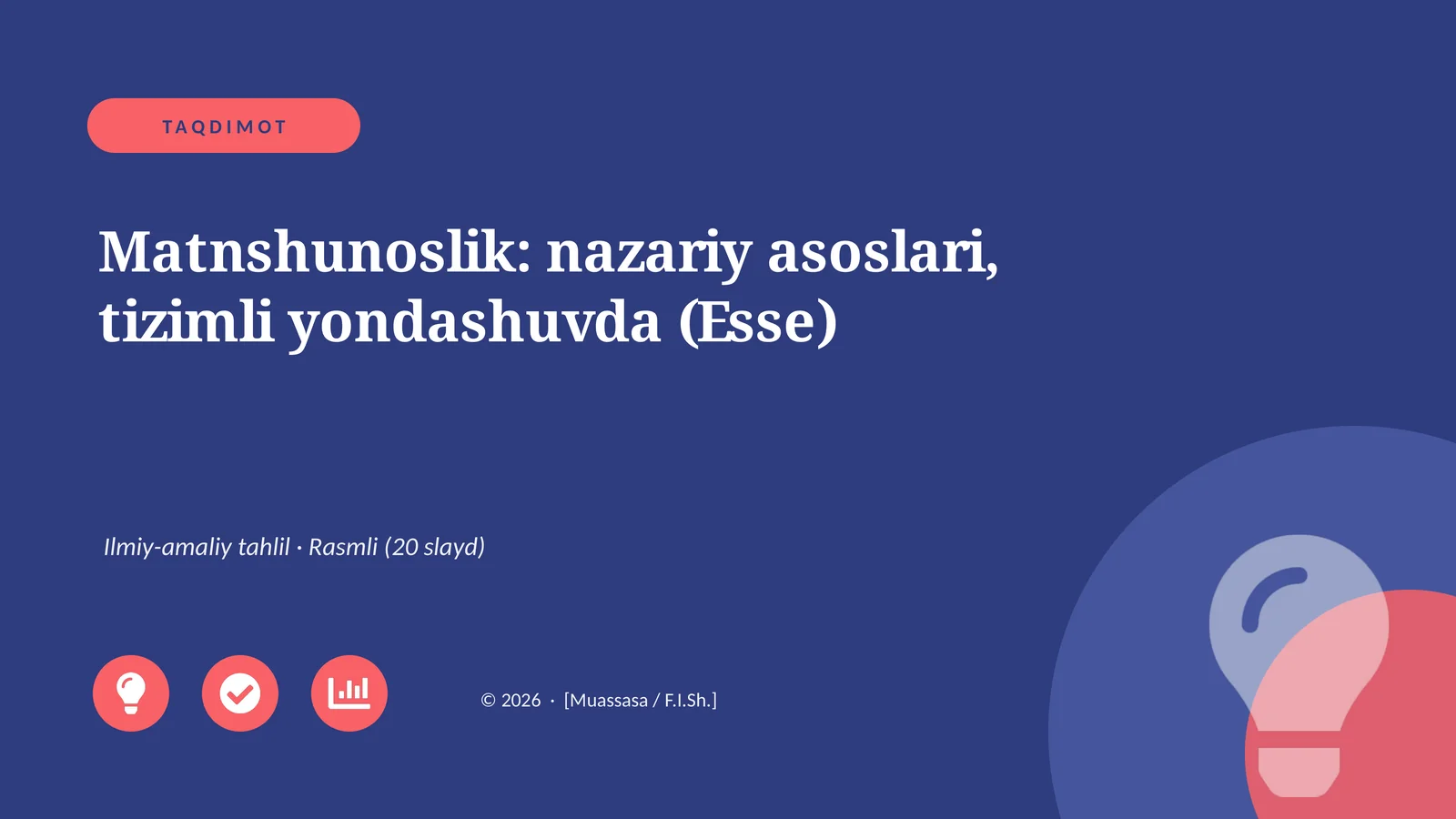 TAQDIMOT