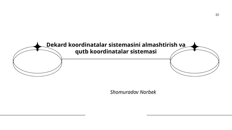 Dekard va qutb koordinatalar sistemasini almashtirish