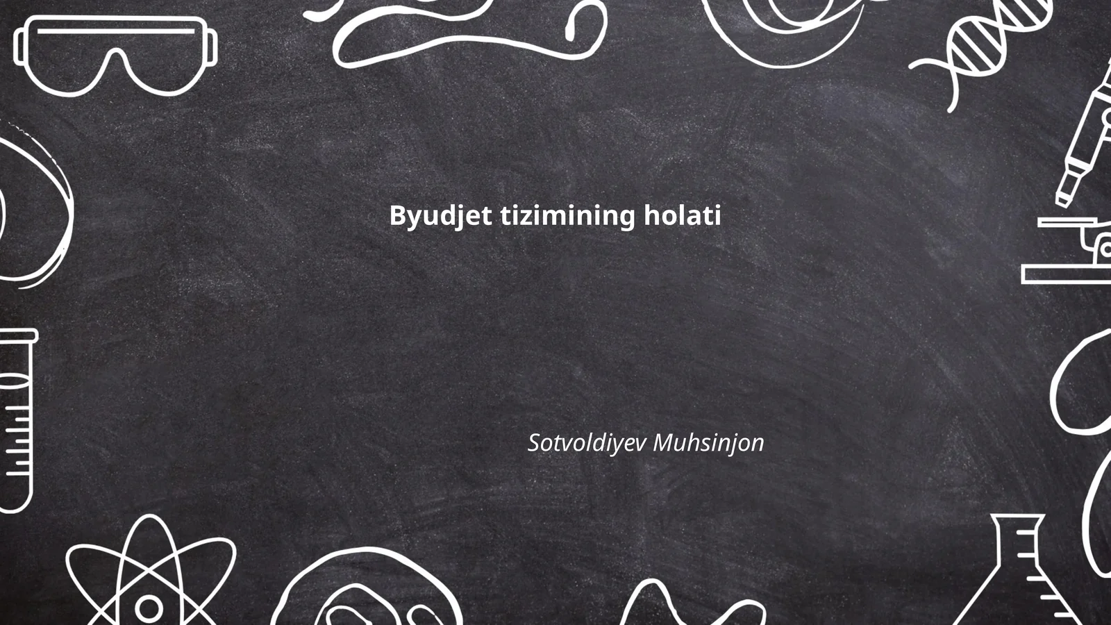 Byudjet tizimining holati