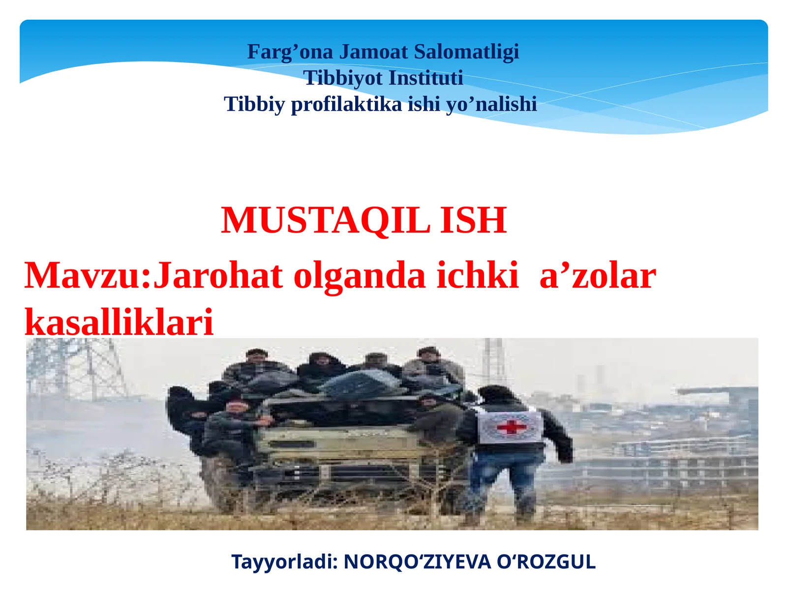 Jarohatolgandaichkia’zolarkasalliklari