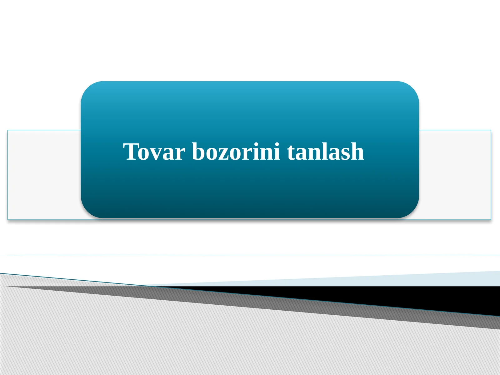 Bozortanlovi ishlab chiqarish hajmi