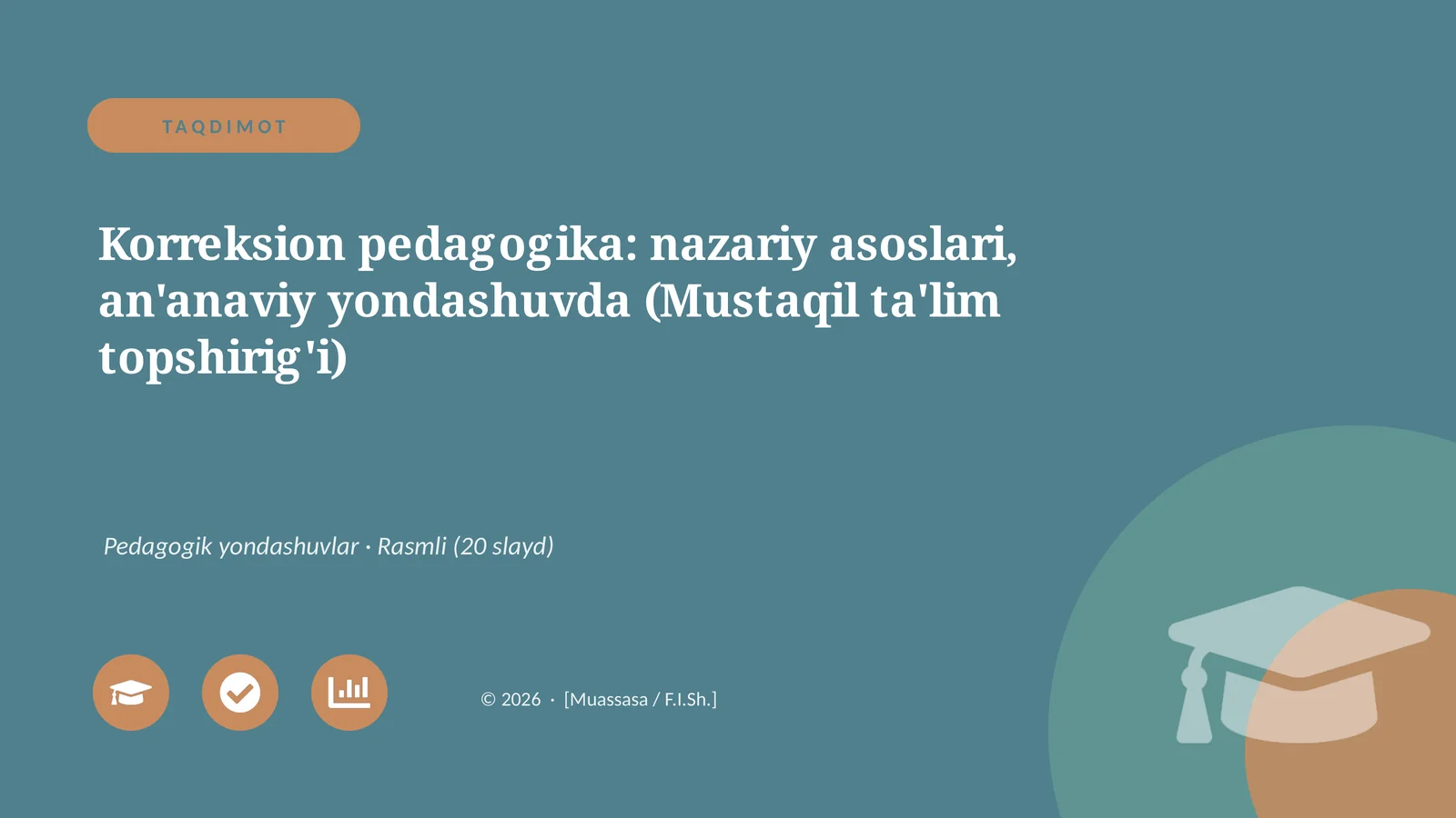 Korreksion pedagogika: nazariy asoslari