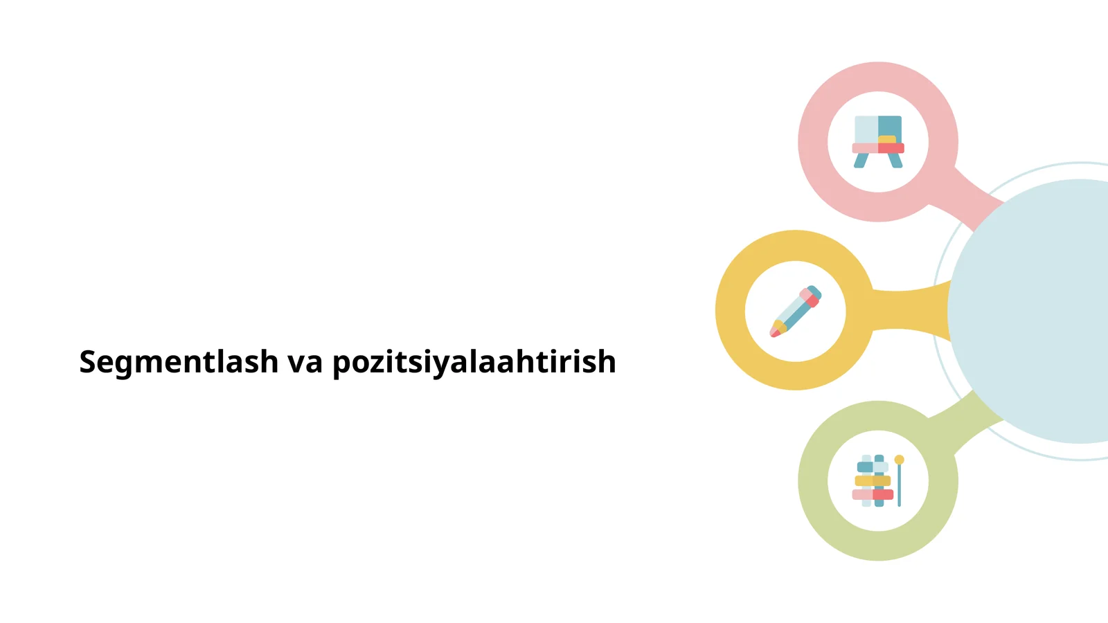 Segmentlash va pozitsiyalaahtirish