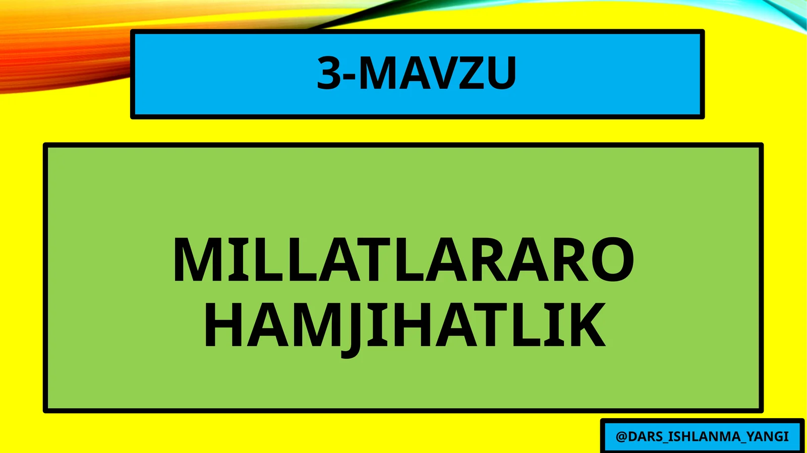 MILLATLARARO HAMJIHATLIK