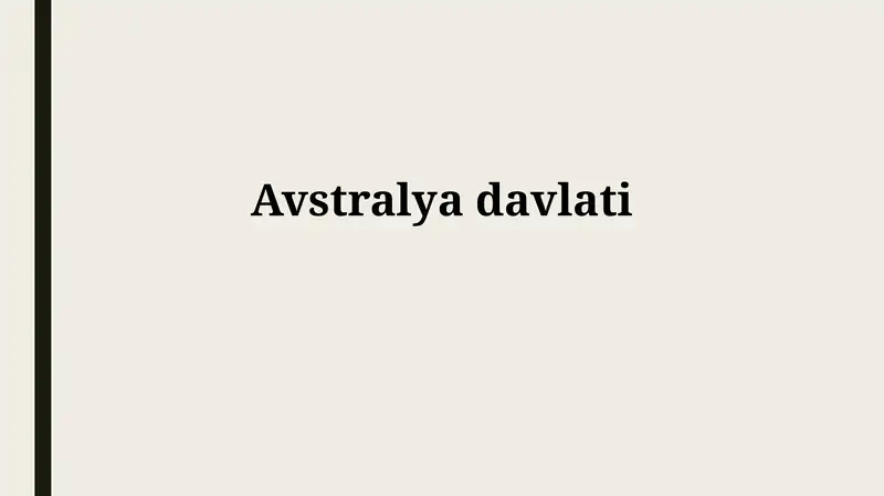 Avstraliyaning tarixi va geografiyasi
