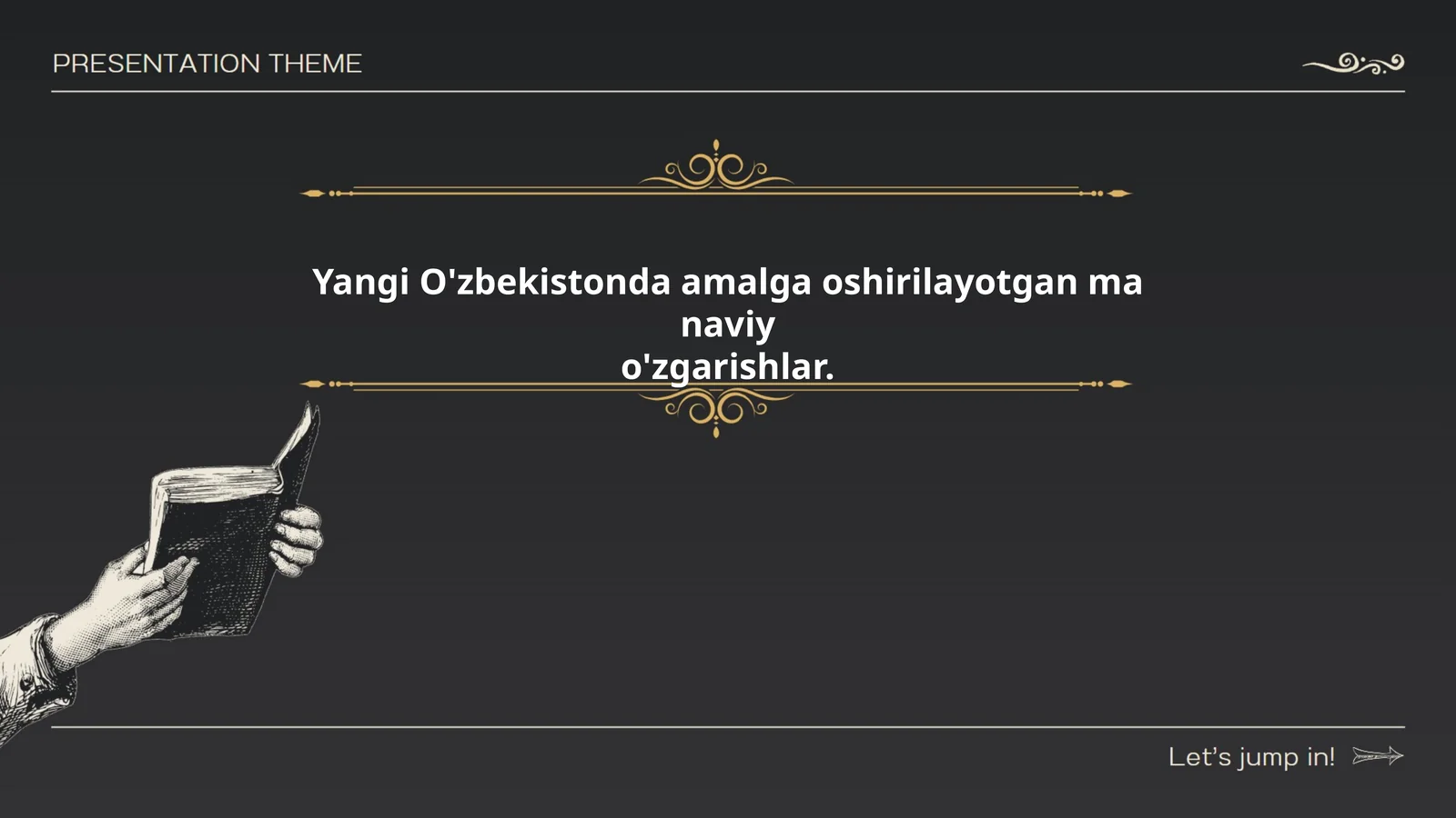 Yangi O'zbekistonda amalga oshirilayotgan ma naviy o'zgarishlar