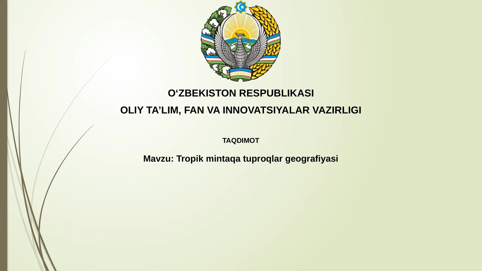 Tropik mintaqatuproqlargeografiyasi