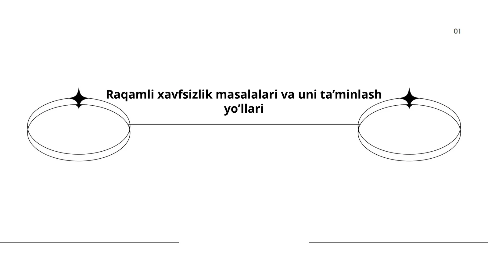 Raqamli xavfsizlik masalalari va uni ta’minlash yo’llari