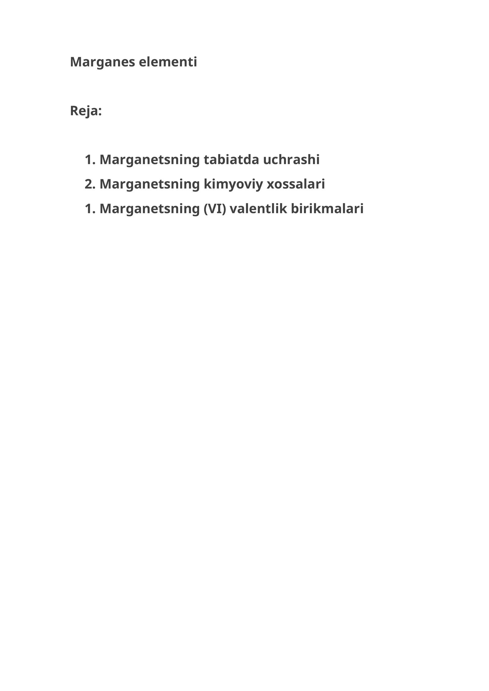 Marganes elementi