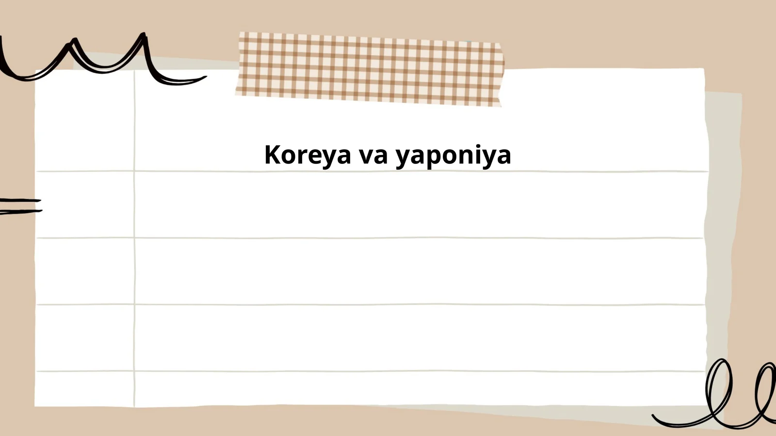 Koreya va yaponiya
