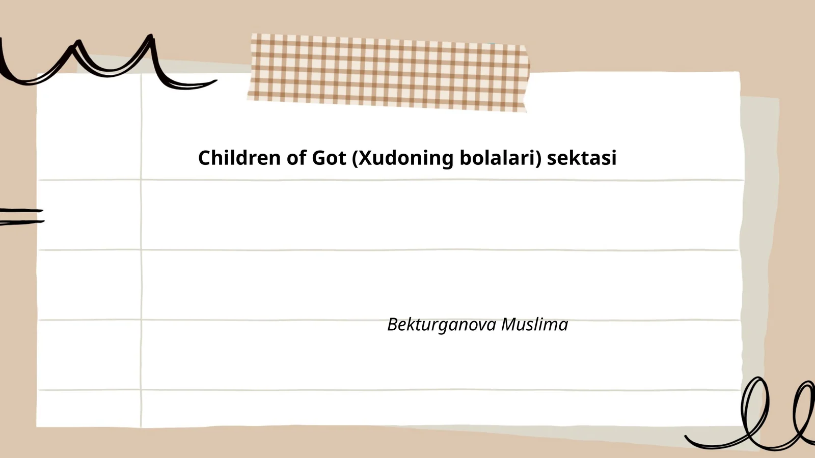 Xudoning bolalari sektasi